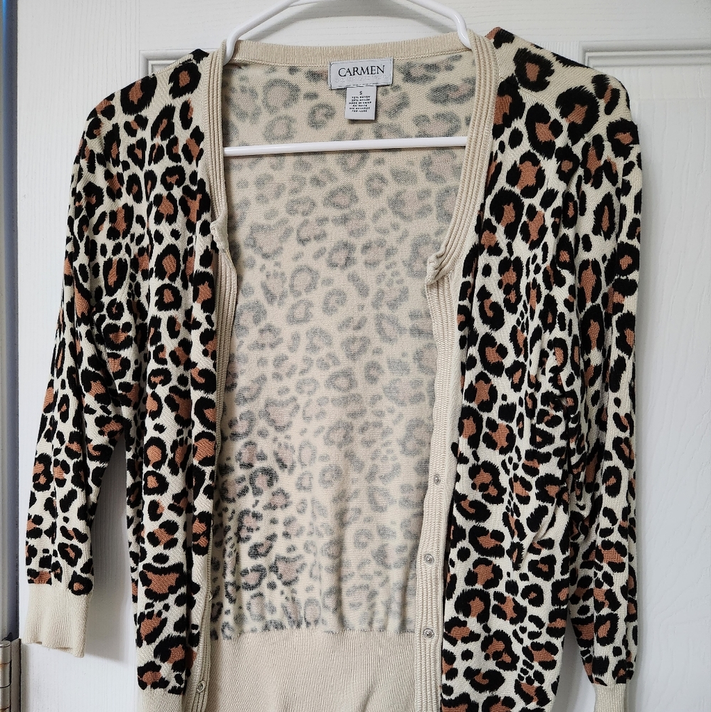 Carmen Cheetah Cardigan